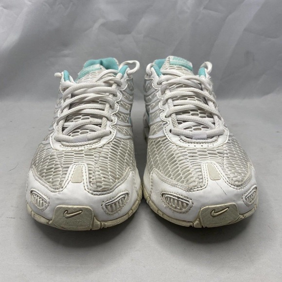 Nike Air Max Torch 4 Women's Running Shoes White Turquoise 343851-100 Size 8 - Picture 4 of 9
